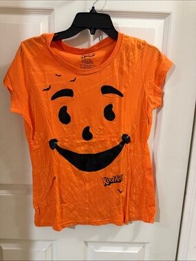 Kool-Aid Orange with Halloween inspired Graphics Tee
